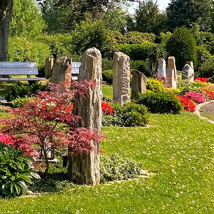 Duisburg Bergheim Friedhof Trompet Urnengrab Memoriam Garten Park Be-