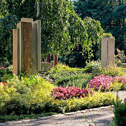 Duisburg Partnergrab Memoriam Garten Waldfriedhof Waldbestattung Bestat-